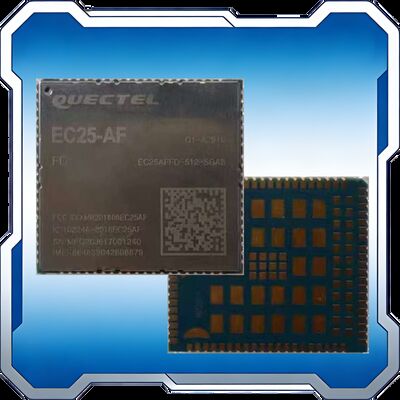 Quectel EC25-AF - это модуль LTE Cat 4, оптимизированный для M2M и IoT-приложений, обеспечивающий максимальную скорость передачи данных 150 Мбит/с на загрузку и 50 Мбит/с на выгрузку. Разработанный для рынка Северной Америки, этот модуль