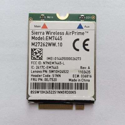 42 × 30 × 2.3 Mm size product featuring Qualcomm MDM9230 chipset platform from Sierra Wireless designed for IoT connectivity